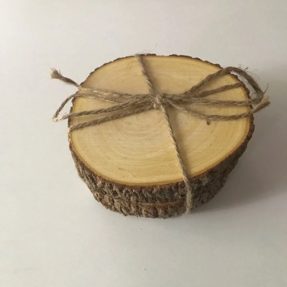 4 Piece Small Log Coasters